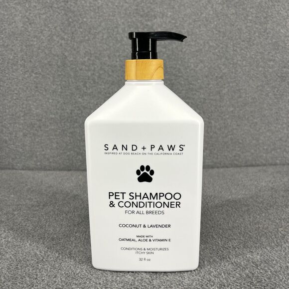 Sand + Paws Coconut & Lavender Pet Shampoo & Conditioner 32 fl oz - Picture 1 of 8